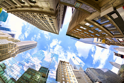 New York City Manhattan skyscrapers